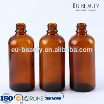 100ml (3.3 fl oz) Amber Glass Essential Oil Bottle